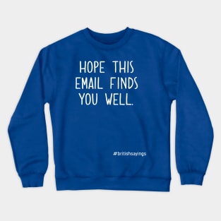 I Hope This Email Finds You Well 2 Crewneck Sweatshirt